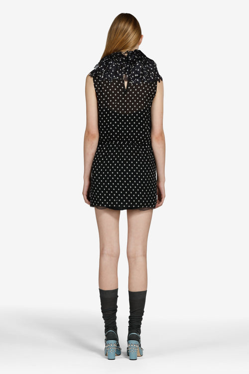 Polka dot mini dress