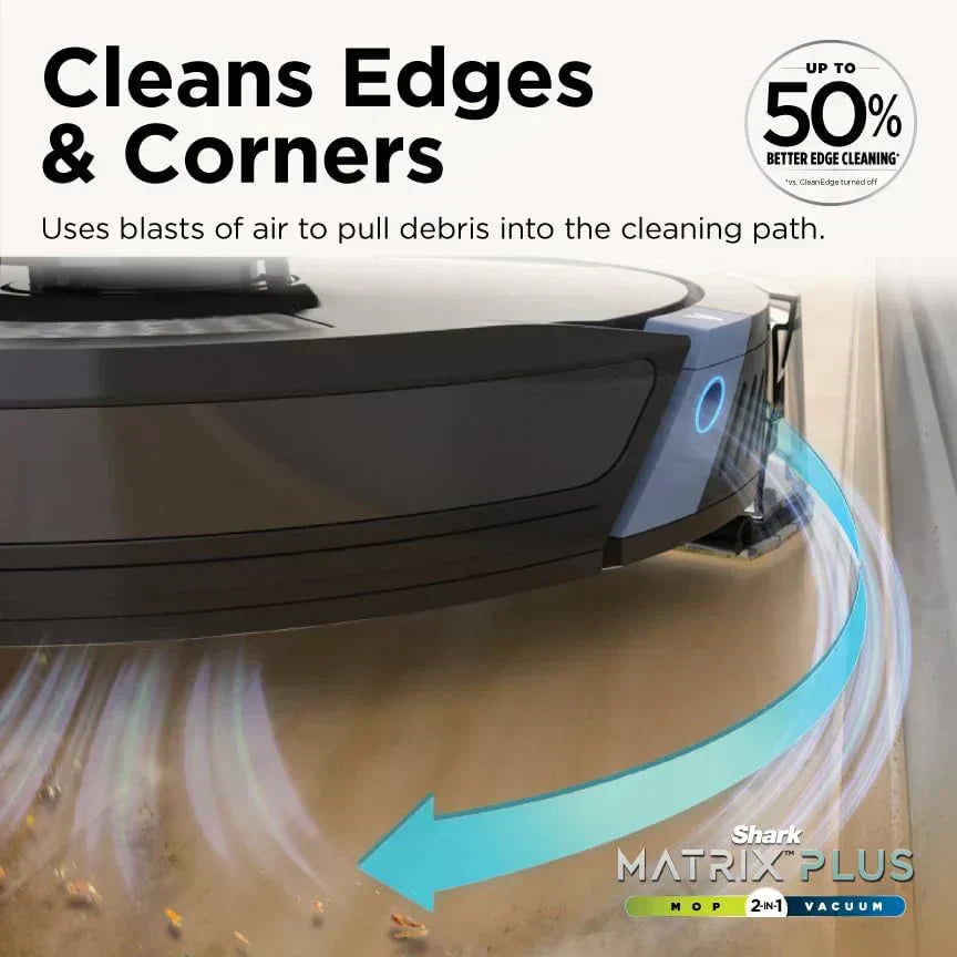Robot Vacuum & Mop Combo Powerful Suction Matrix Plus 60-Day Debris Capacity